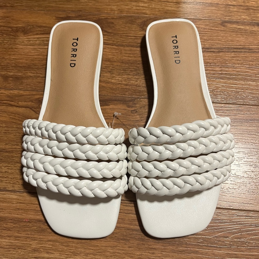 White Slides sz 10